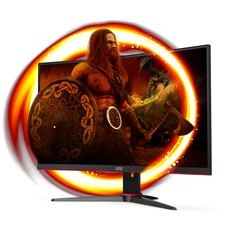 MONITOR 27 POLLICI CURVO AOC 165HZ GAMING