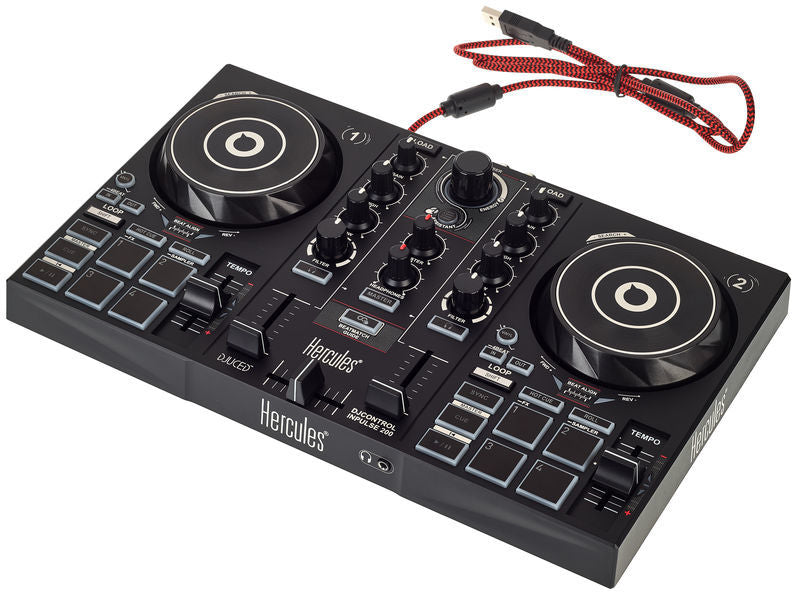 HERCULES DJControl Inpulse 200 MK2, Controller DJ ottimo per Imparare
a Mixare, Software e Tutorial Inclusi