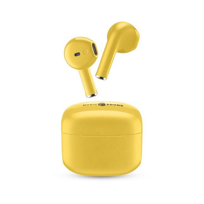 AURICOLARI CELLULARE SWAG GIALLO CELLULARLINE