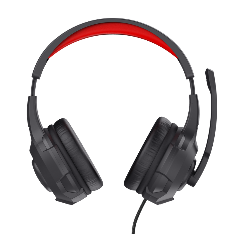 CUFFIE TRUST GAMING CON MICROFONO MULTIPIATTAF.
NERO/ROSSO 3.5MM 24785