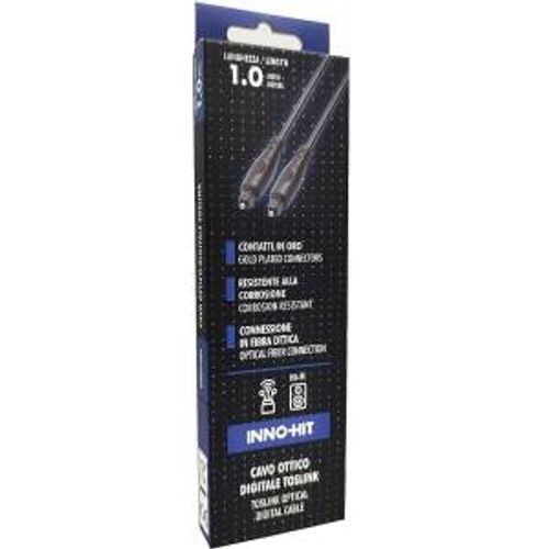 Inno-Hit Cavo Ottico Toslink 1m Nero