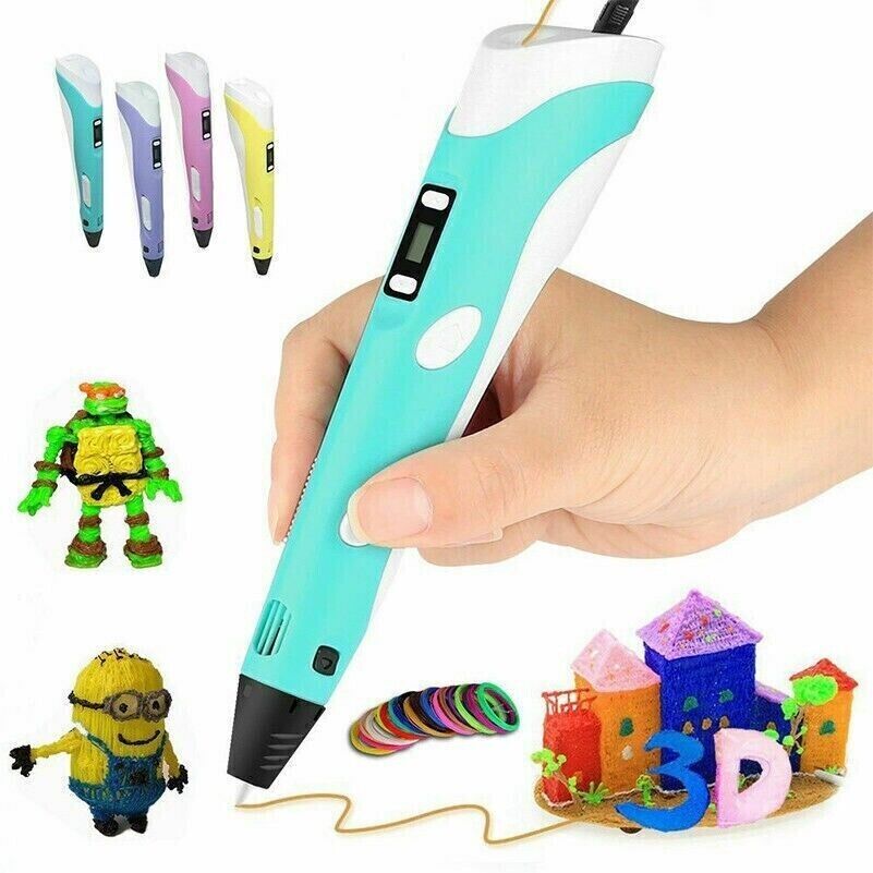 PENNA 3D PER DISEGNI TRIDIMENSIONALI CON SET FILAMENTI