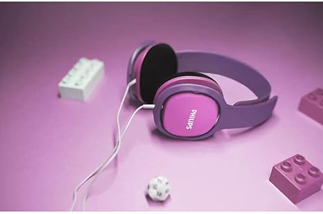 CUFFIE PHILIPS PER BAMBINI ROSA PORPORA