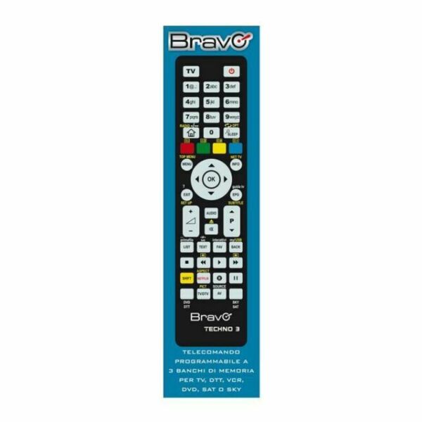 TELECOMANDO UNIV. BRAVO TECHNO 3
PROGRAMMABILE