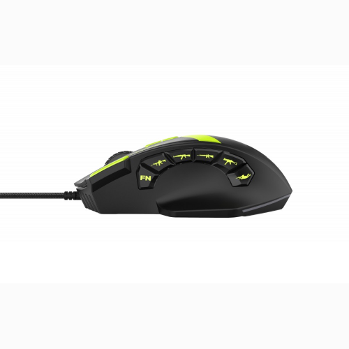 MOUSE TC-PGM830 RETROILLUMINATO 12 TASTI GAMING