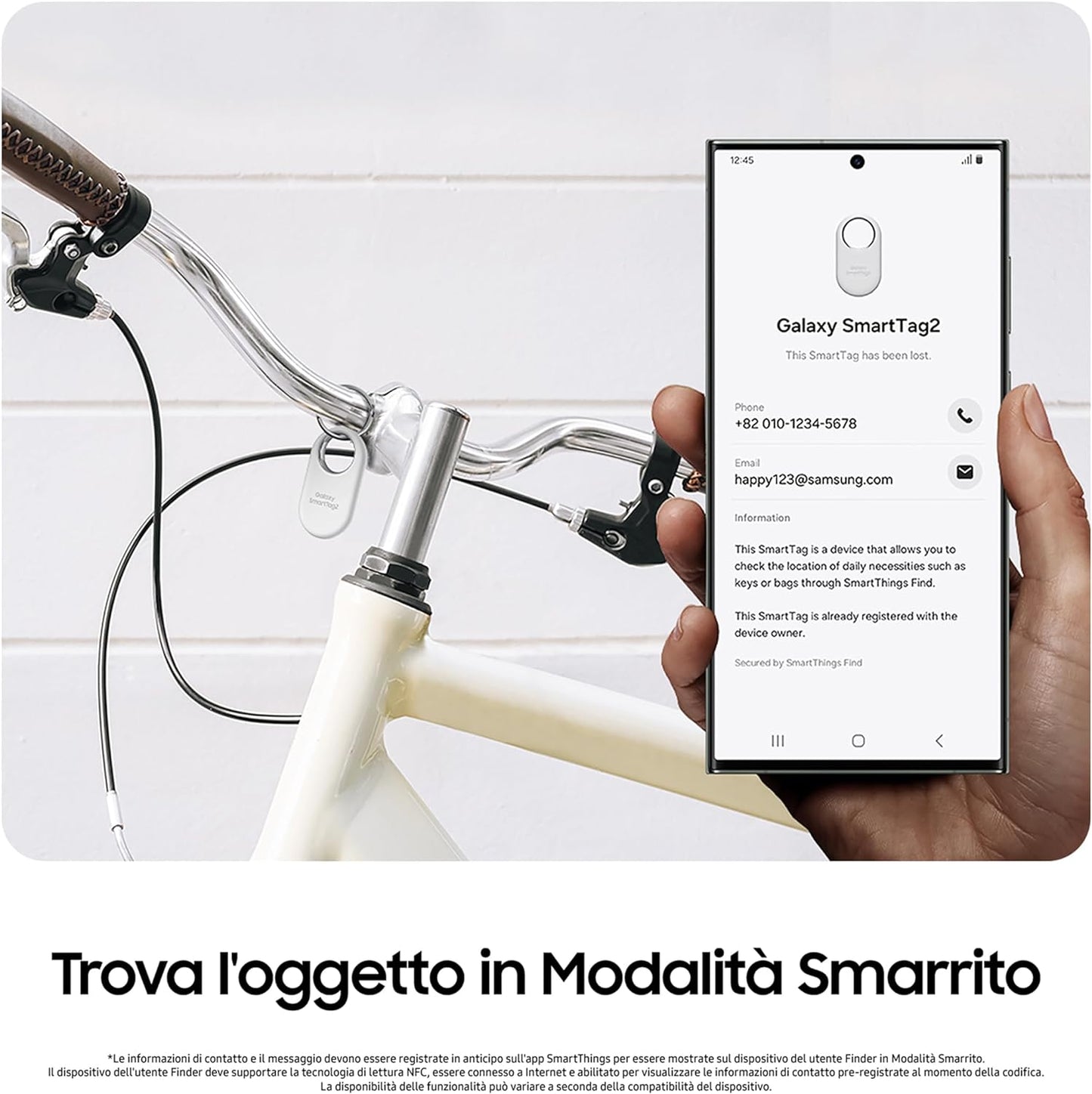 Samsung SmartTag2 (2023) Localizzatore T5600 White