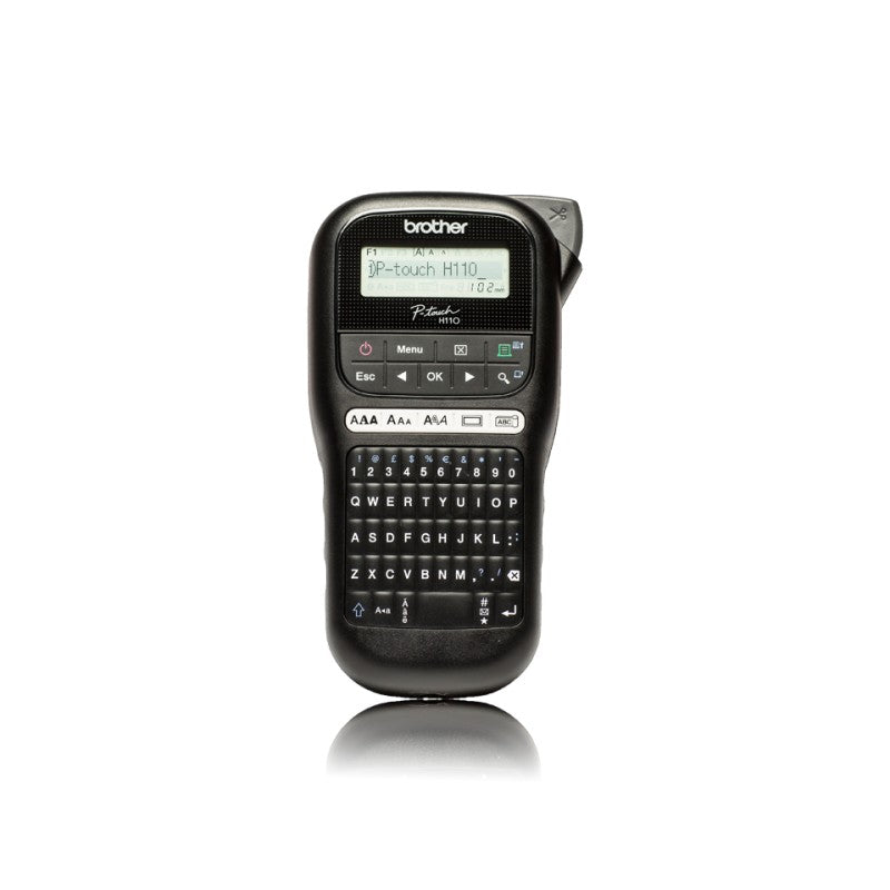Brother PT-H110 stampante per etichette (CD) Trasferimento termico 180 x DPI 20 mm/s TZe QWERTY