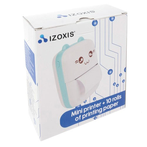Mini stampante bluetooth portatile Izoxis con 10 Rotoli