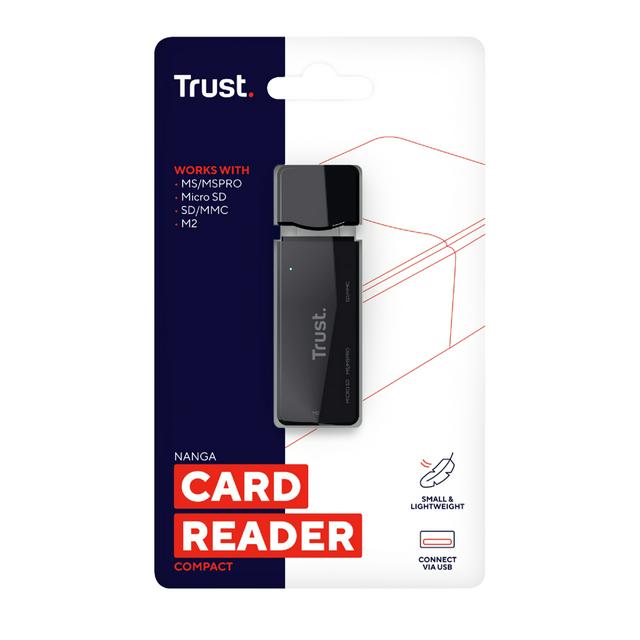 TRUST LETTORE CARD READER COMPACT 3 IN 1 21934