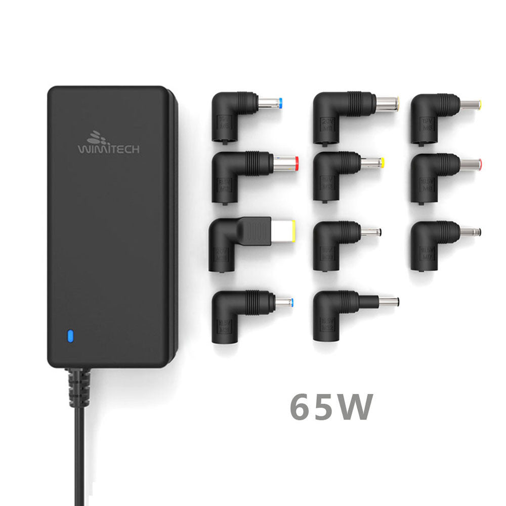 ALIMENTATORE NOTEBOOK UNIVERSALE 65W CON 8 TIPS