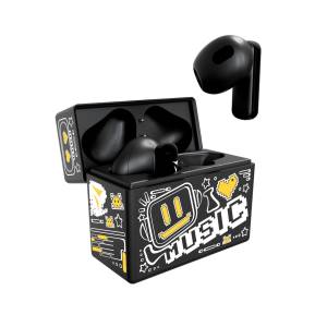 Techmade Earbuds TM-XM191-BKBL Con Pattern