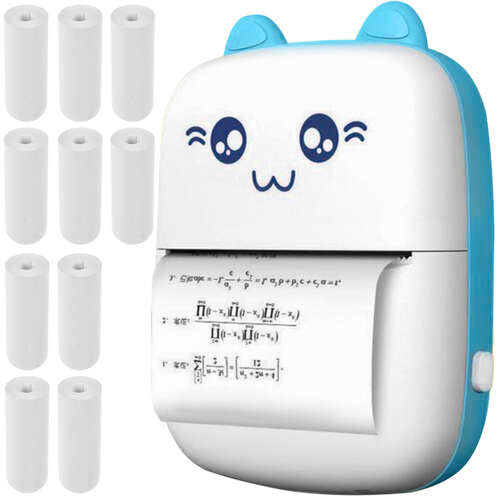 Mini stampante bluetooth portatile Izoxis con 10 Rotoli