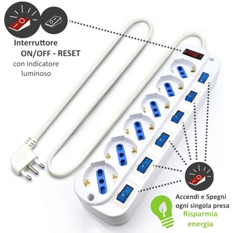 MULTIPRESA EWENT 6 POSTI