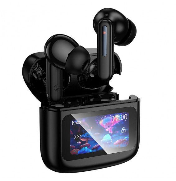 AURICOLARI BLUETOOTH HOCO EQ14 CON DISPLAY TOUCH
SCREEN NERI