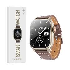SMARTWATCH HOCO Y17 ORO CON CINTURINO IN PELLE