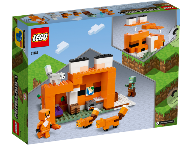 LEGO MINECRAFT IL CAPANNO DELLA VOLPE SET
DA COSTRUZIONE