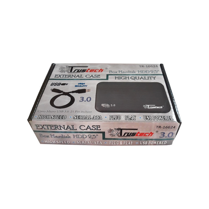 BOX ESTERNO PER HARD DISK DA 2,5 SATA USB
3.0 TR-18290