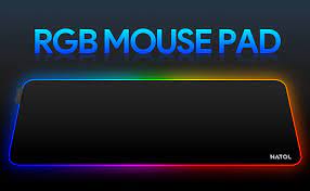Tappetino Mouse Gaming RGB, Tappetino Mouse RGB Grandi con 12 Effetti Luminosi, 800 x 300mm