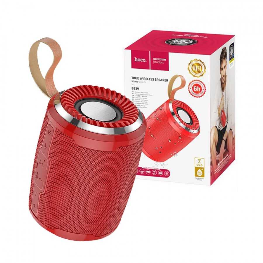 ALTOPARLANTE BLUETOOTH BS39 ROSSO