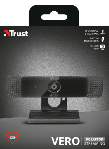 TRUST WEBCAM GAMING GXT 1160 VERO FULL HP 1080P 30 FPS 22397