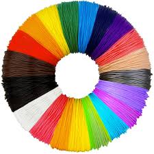 Filamenti PLA 3D - 20 pz. x 3m