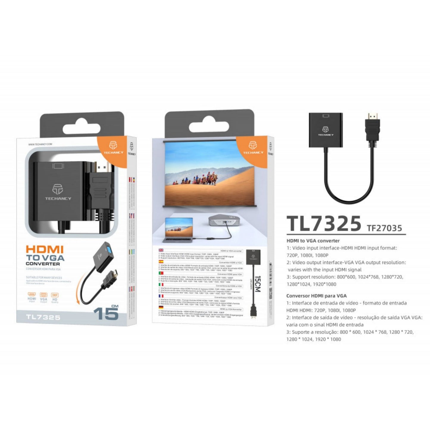 ADATTATORE DA HDMI A VGA