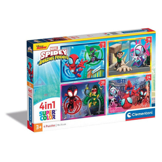 PUZZLE 4IN1 CLEMENTONI SPIDEY AND HIS AMAZING