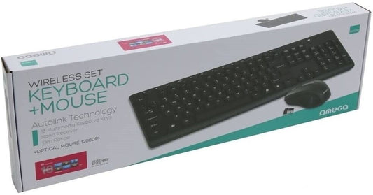 KIT tastiera e mouse WIFI Omega.