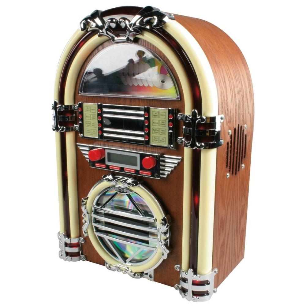 Jukebox BASICXL Sistema Audio BXL-JB10 Lettore CD Radio FM / AM