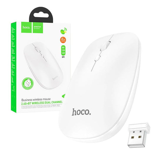 MOUSE WIRELESS BLUETOOTH HOCO GM15
BIANCO