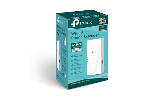TP-Link RE700X Ripetitore WiFi 6 Wireless, WiFi 6 Dual-Band
AX3000Mbps, WiFi Extender e Access Point