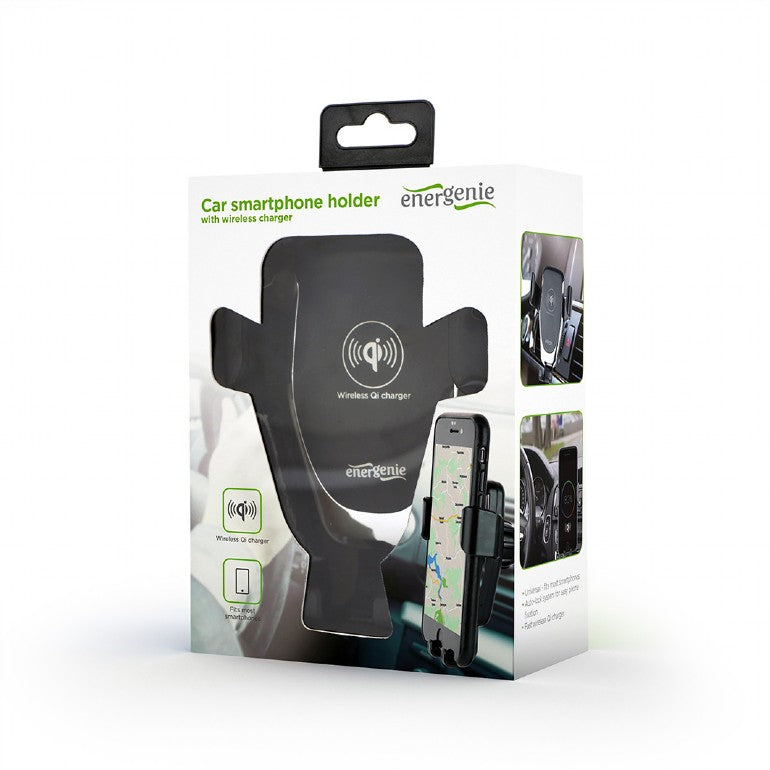 SUPPORTO PER SMARTPHONE DA AUTO CON
CARICATORE WIRELESS 10W (EG-TA-CHAV-QI10-01)