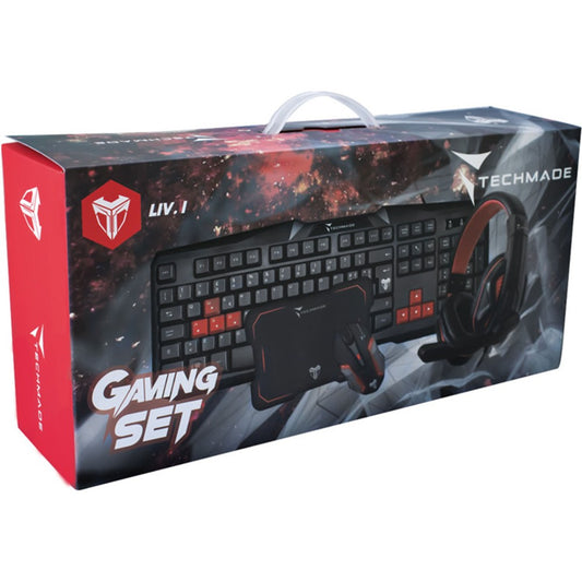 TECHMADE KIT GAMING 2 TASTIERA MOUSE
CUFFIE E PAD