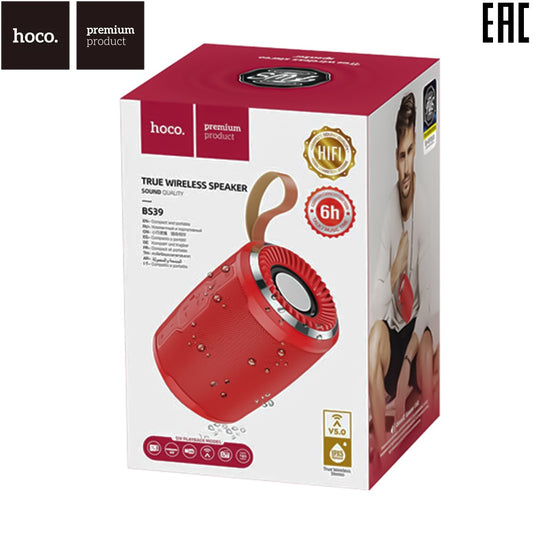 ALTOPARLANTE BLUETOOTH BS39 ROSSO