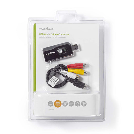 Nedis Video Grabber Convertitore videocassette VHS in digitale