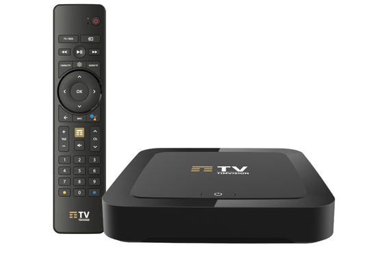 TV BOX TIM VISION 2021 4K CON ANDROID TV E DECODER DVB-T2 INTEGRATO