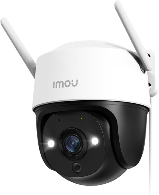 Imou 2K Telecamera Wi-Fi Esterno Visione Notturna a Colori, 3MP
Telecamera WiFi 360° IP66, Rilevamento Umano, Tracciamento Intelligente,
2,4Ghz