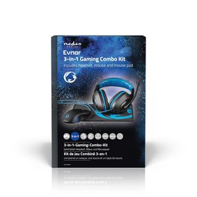 GAMING COMBO KIT 3 IN 1 MOUSE CUFFIE E TAPPETINO