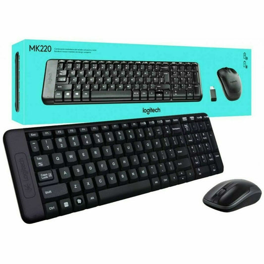 TASTIERA E MOUSE WIFI LOGITECH MK220