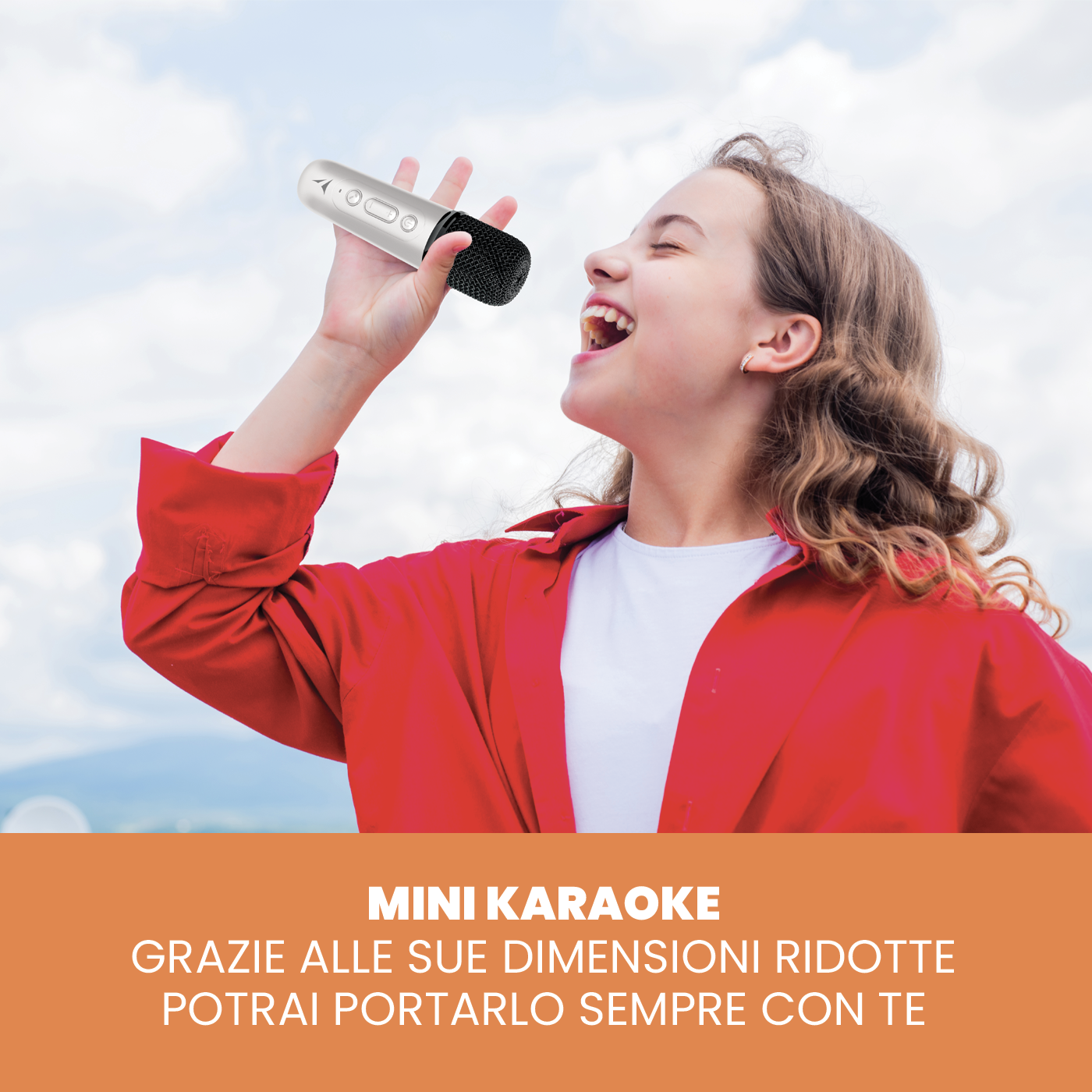TECHMADE KARAOKE SPEAKER BIANCO