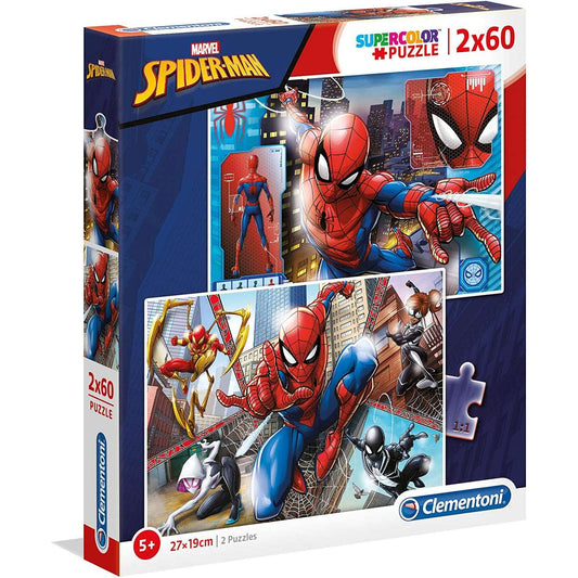 Puzzle Spider-Man - 2x60 pezzi - Clementoni