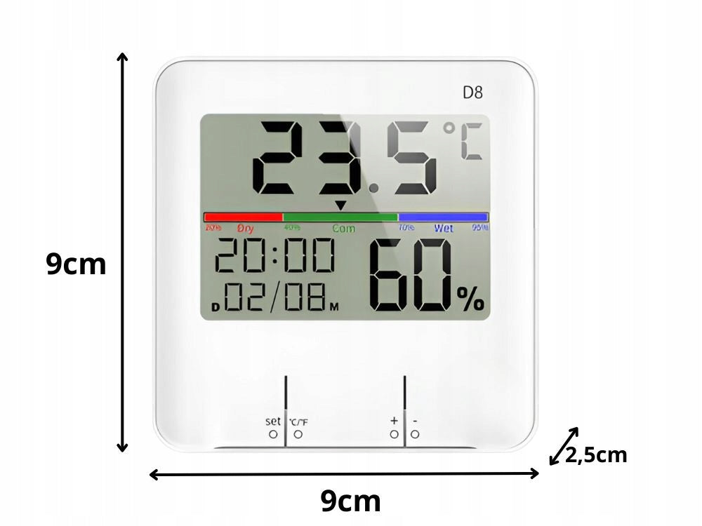 Stazione meteorologica con
termometro per interni