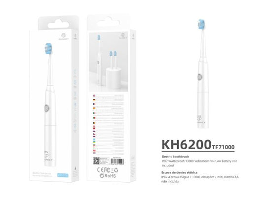 Spazzolino elettrico techancy. Colore bianco