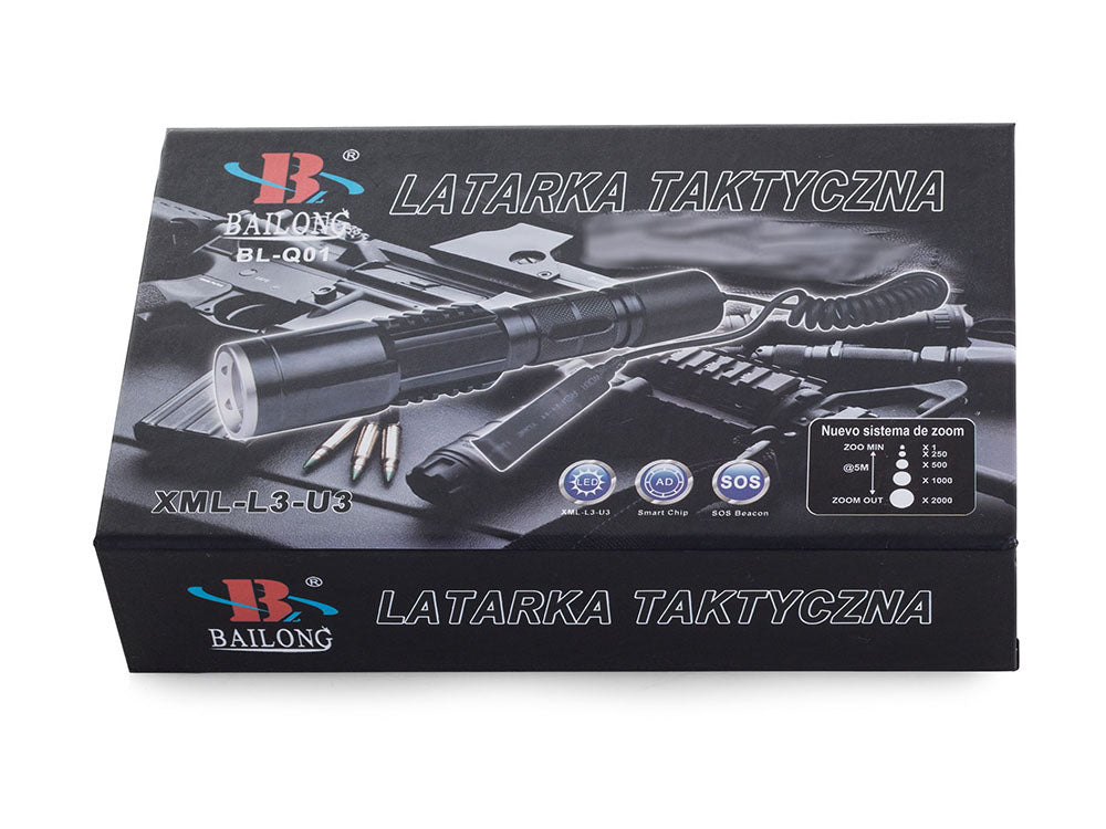 Torcia tattica da caccia Bailong Cree

XM-L T6
