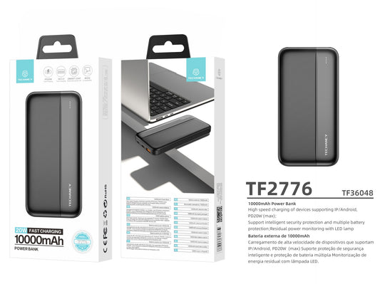 P6 Power Bank 10000Mah Pd20W
Super Fast Charger Bl
