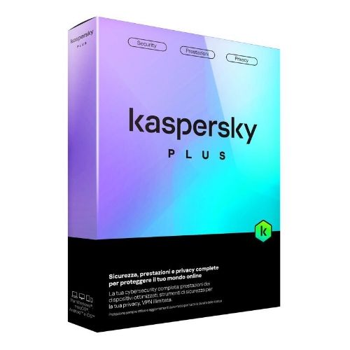 KASPERSKY PLUS INTERNET SECURITY 3 DISPOSITIVI UN ANNO