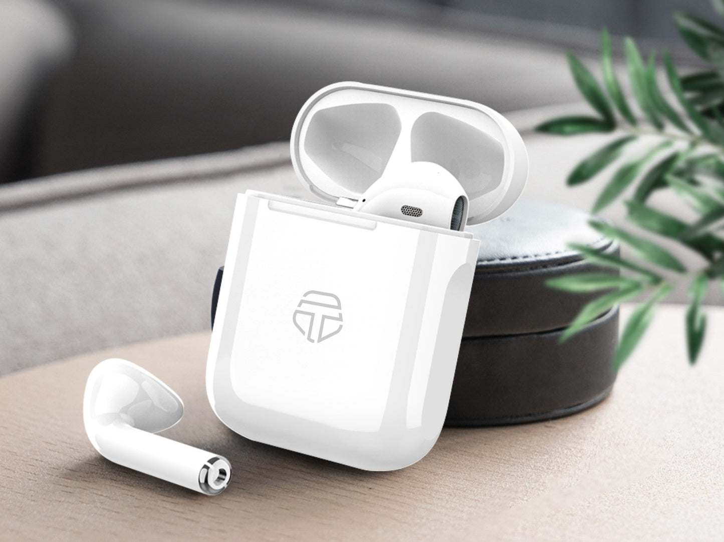 Cuffie Bluetooth Tws bianco di alto profilo