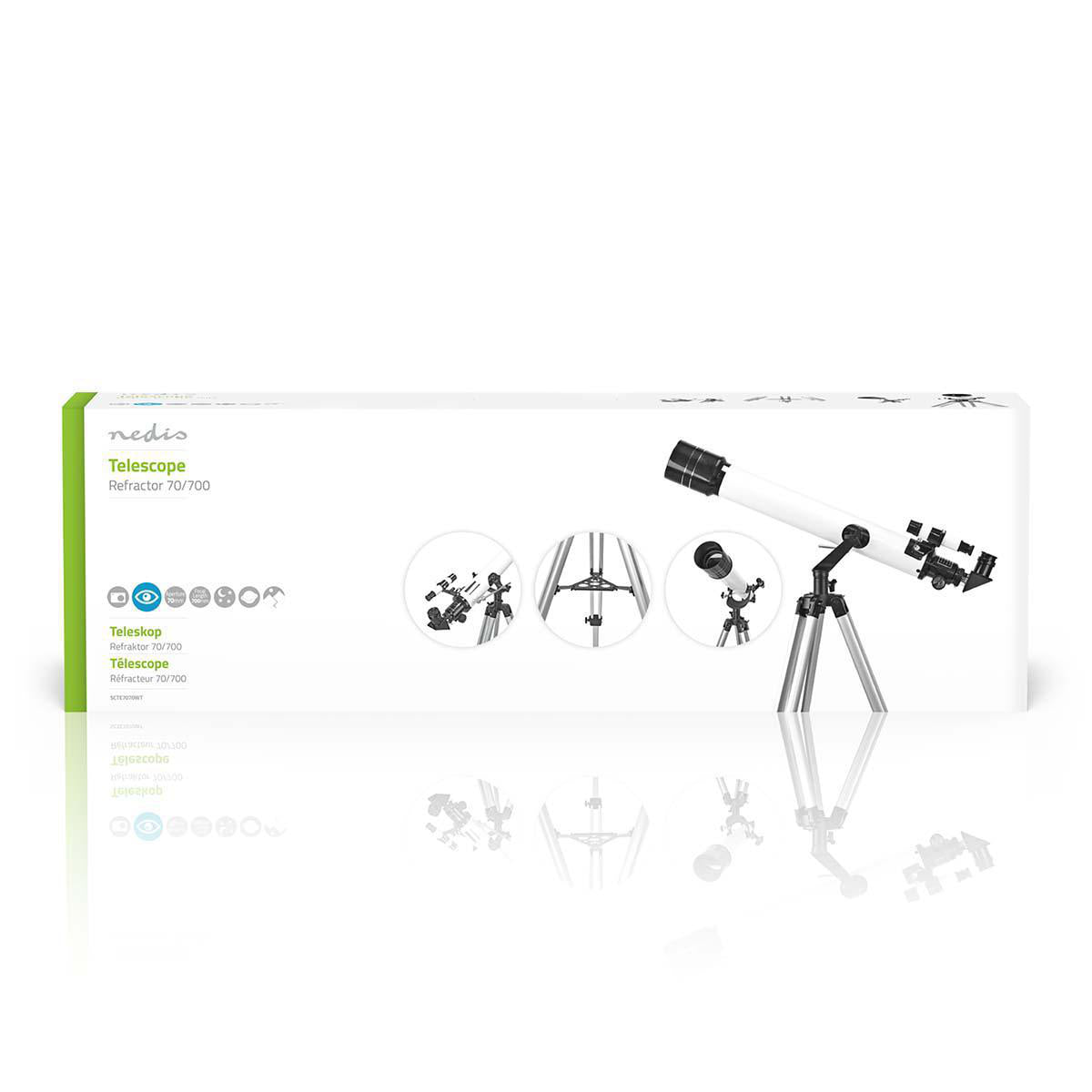TELESCOPIO NEDIS FOCALE 70MM