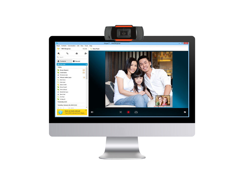 WebCam con microfono FULL HD 1080p