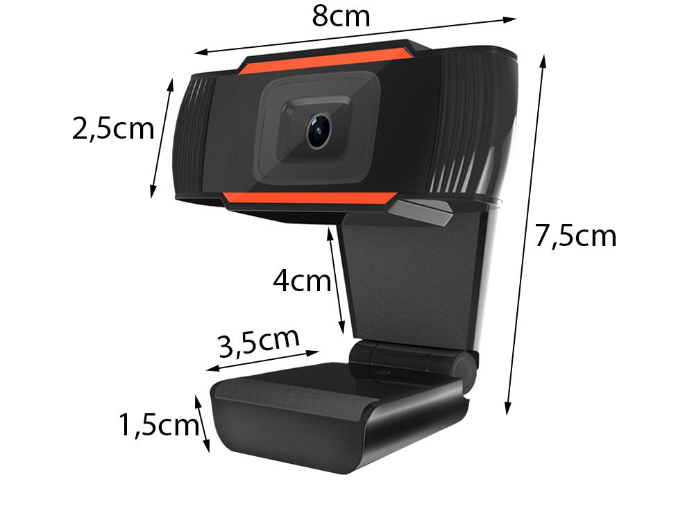 WebCam con microfono FULL HD 1080p